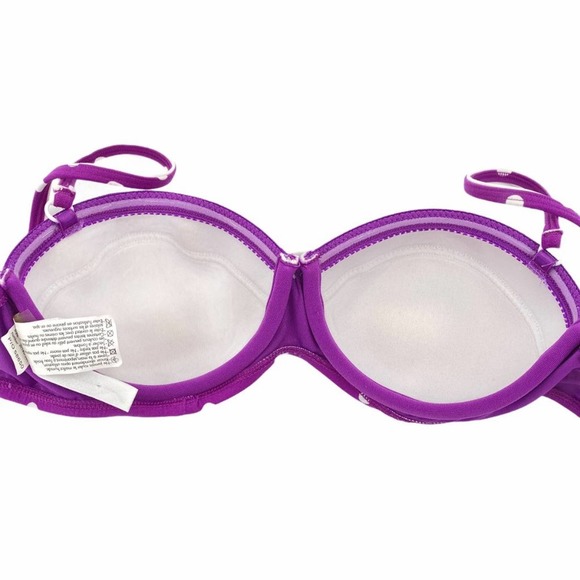 Seafolly Australia La Vita Bustier Orchid Purple - Picture 7 of 12